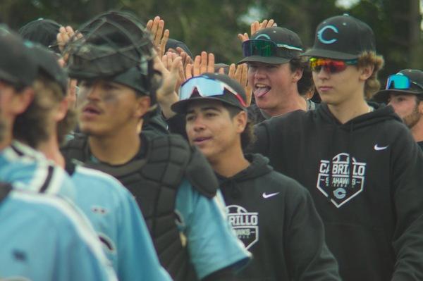 Seahawks baseball team on a winning streak. Photo courtesy of Cabrillo Community College Athletic Association. 