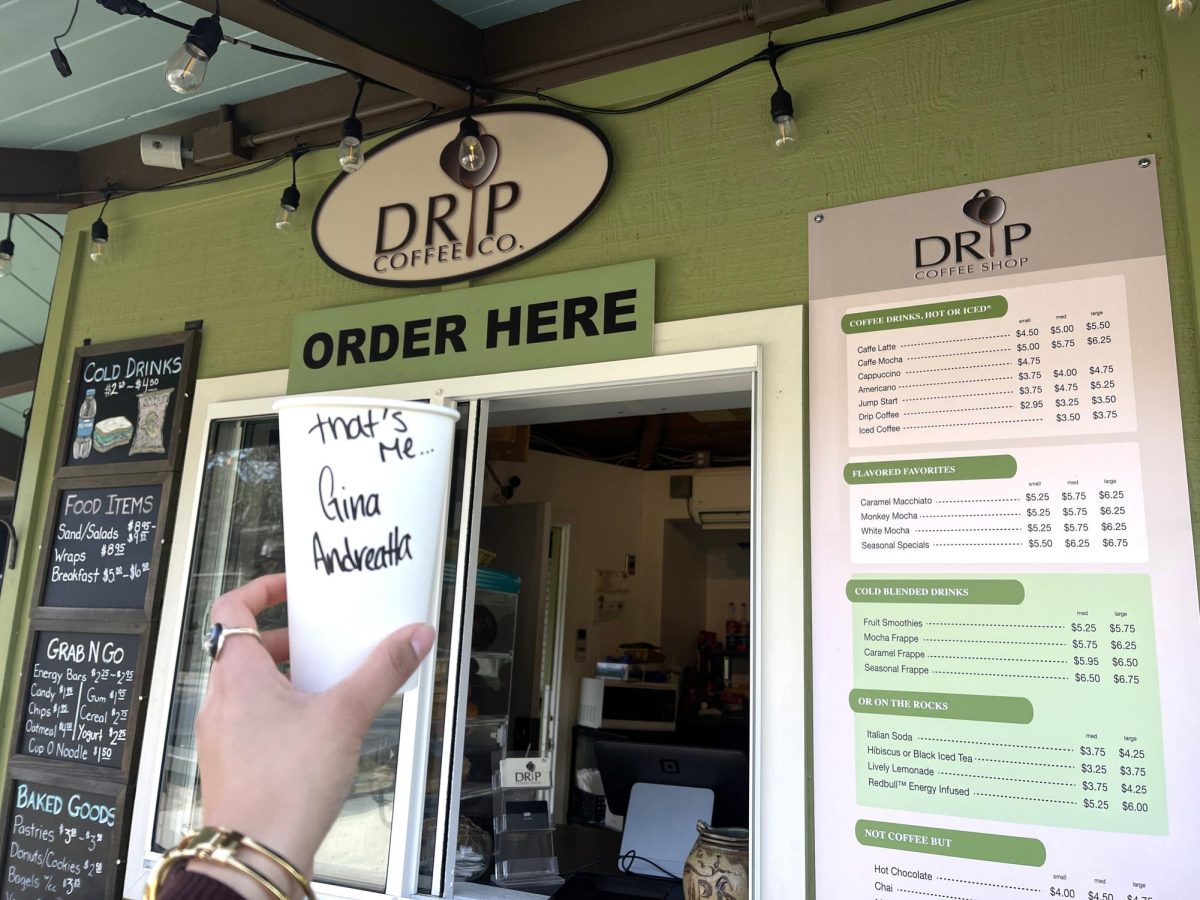 Drip coffee has been on the grind since 2006, and is managed by none other than Gina Andretta, who took over in the fall of 2015.