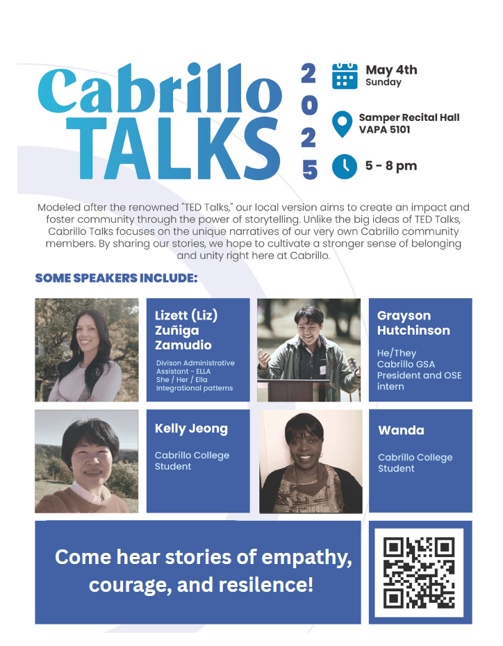 Cabrillo Talks Brings Powerful Stories to the Stage